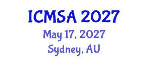 International Conference on Marine Science and Aquaculture (ICMSA) May 17, 2027 - Sydney, Australia
