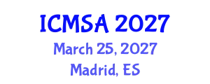 International Conference on Marine Science and Aquaculture (ICMSA) March 25, 2027 - Madrid, Spain