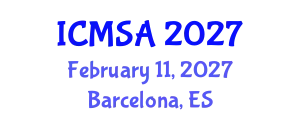 International Conference on Marine Science and Aquaculture (ICMSA) February 11, 2027 - Barcelona, Spain