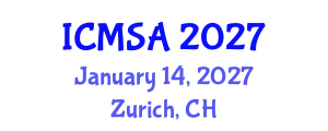 International Conference on Marine Science and Aquaculture (ICMSA) January 14, 2027 - Zurich, Switzerland