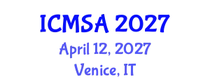 International Conference on Marine Science and Aquaculture (ICMSA) April 12, 2027 - Venice, Italy