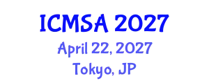 International Conference on Marine Science and Aquaculture (ICMSA) April 22, 2027 - Tokyo, Japan