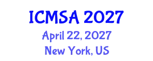 International Conference on Marine Science and Aquaculture (ICMSA) April 22, 2027 - New York, United States