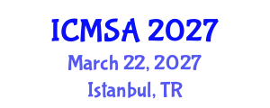 International Conference on Marine Science and Aquaculture (ICMSA) March 22, 2027 - Istanbul, Turkey