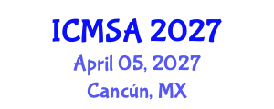International Conference on Marine Science and Aquaculture (ICMSA) April 05, 2027 - Cancún, Mexico