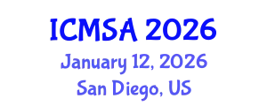 International Conference on Marine Science and Aquaculture (ICMSA) January 12, 2026 - San Diego, United States