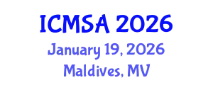 International Conference on Marine Science and Aquaculture (ICMSA) January 19, 2026 - Maldives, Maldives