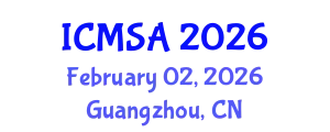 International Conference on Marine Science and Aquaculture (ICMSA) February 02, 2026 - Guangzhou, China