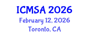 International Conference on Marine Science and Aquaculture (ICMSA) February 12, 2026 - Toronto, Canada