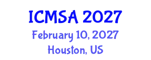 International Conference on Marine Science and Aquaculture (ICMSA) February 10, 2027 - Houston, United States