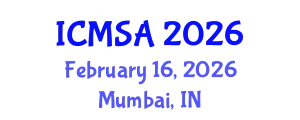 International Conference on Marine Science and Aquaculture (ICMSA) February 16, 2026 - Mumbai, India