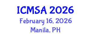 International Conference on Marine Science and Aquaculture (ICMSA) February 16, 2026 - Manila, Philippines