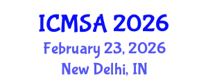International Conference on Marine Science and Aquaculture (ICMSA) February 23, 2026 - New Delhi, India