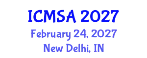 International Conference on Marine Science and Aquaculture (ICMSA) February 24, 2027 - New Delhi, India