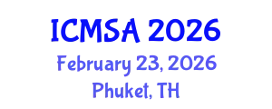 International Conference on Marine Science and Aquaculture (ICMSA) February 23, 2026 - Phuket, Thailand