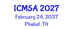 International Conference on Marine Science and Aquaculture (ICMSA) February 24, 2027 - Phuket, Thailand