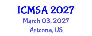 International Conference on Marine Science and Aquaculture (ICMSA) March 03, 2027 - Arizona, United States