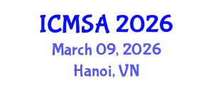 International Conference on Marine Science and Aquaculture (ICMSA) March 09, 2026 - Hanoi, Vietnam