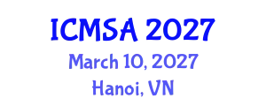 International Conference on Marine Science and Aquaculture (ICMSA) March 10, 2027 - Hanoi, Vietnam