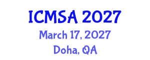 International Conference on Marine Science and Aquaculture (ICMSA) March 17, 2027 - Doha, Qatar
