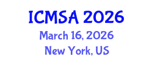 International Conference on Marine Science and Aquaculture (ICMSA) March 16, 2026 - New York, United States