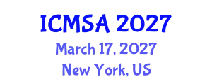 International Conference on Marine Science and Aquaculture (ICMSA) March 17, 2027 - New York, United States