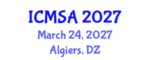 International Conference on Marine Science and Aquaculture (ICMSA) March 24, 2027 - Algiers, Algeria