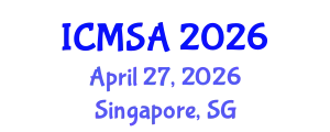 International Conference on Marine Science and Aquaculture (ICMSA) April 27, 2026 - Singapore, Singapore