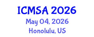 International Conference on Marine Science and Aquaculture (ICMSA) May 04, 2026 - Honolulu, United States
