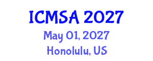 International Conference on Marine Science and Aquaculture (ICMSA) May 01, 2027 - Honolulu, United States