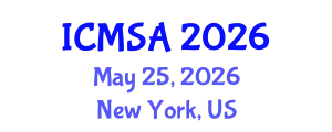 International Conference on Marine Science and Aquaculture (ICMSA) May 25, 2026 - New York, United States