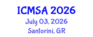 International Conference on Marine Science and Aquaculture (ICMSA) July 03, 2026 - Santorini, Greece