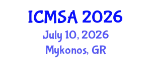 International Conference on Marine Science and Aquaculture (ICMSA) July 10, 2026 - Mykonos, Greece