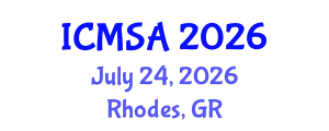 International Conference on Marine Science and Aquaculture (ICMSA) July 24, 2026 - Rhodes, Greece