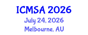 International Conference on Marine Science and Aquaculture (ICMSA) July 24, 2026 - Melbourne, Australia