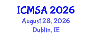 International Conference on Marine Science and Aquaculture (ICMSA) August 28, 2026 - Dublin, Ireland