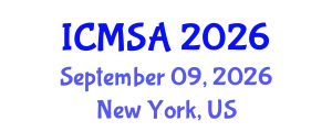 International Conference on Marine Science and Aquaculture (ICMSA) September 09, 2026 - New York, United States