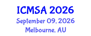 International Conference on Marine Science and Aquaculture (ICMSA) September 09, 2026 - Melbourne, Australia
