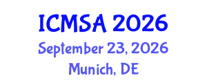 International Conference on Marine Science and Aquaculture (ICMSA) September 23, 2026 - Munich, Germany