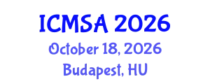International Conference on Marine Science and Aquaculture (ICMSA) October 18, 2026 - Budapest, Hungary
