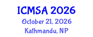 International Conference on Marine Science and Aquaculture (ICMSA) October 21, 2026 - Kathmandu, Nepal