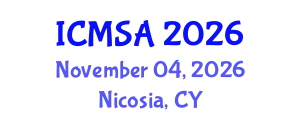 International Conference on Marine Science and Aquaculture (ICMSA) November 04, 2026 - Nicosia, Cyprus