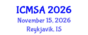 International Conference on Marine Science and Aquaculture (ICMSA) November 15, 2026 - Reykjavik, Iceland