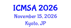 International Conference on Marine Science and Aquaculture (ICMSA) November 15, 2026 - Kyoto, Japan