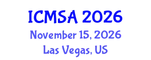 International Conference on Marine Science and Aquaculture (ICMSA) November 15, 2026 - Las Vegas, United States