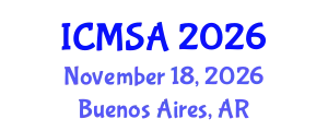 International Conference on Marine Science and Aquaculture (ICMSA) November 18, 2026 - Buenos Aires, Argentina