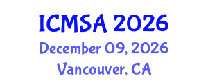 International Conference on Marine Science and Aquaculture (ICMSA) December 09, 2026 - Vancouver, Canada