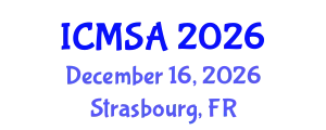 International Conference on Marine Science and Aquaculture (ICMSA) December 16, 2026 - Strasbourg, France