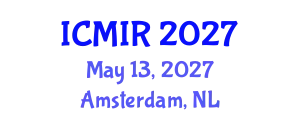 International Conference on Music Information Retrieval (ICMIR) May 13, 2027 - Amsterdam, Netherlands