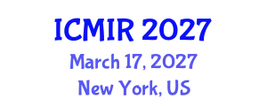 International Conference on Music Information Retrieval (ICMIR) March 17, 2027 - New York, United States
